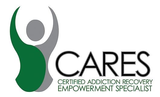 Cares certified addiction recovery empowerment specialist logo