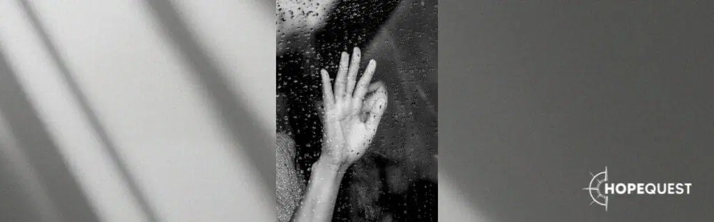 Silent Suffering hand being raised banner